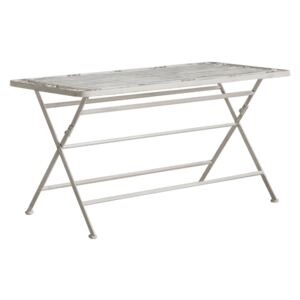 Gavin Outdoor Coffee Table in Weathered White
