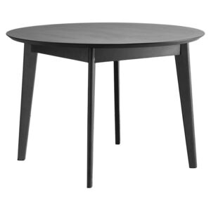 Travis Round Dining Table in Black
