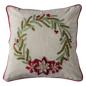 Fermont Wreath Natural Cushion