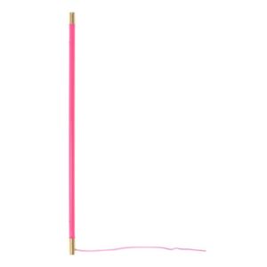 Linea Gold Wall light with plug - LED / L 127 cm - Glass by Seletti Pink