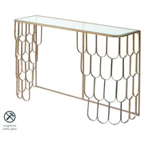 Pino Brass Console Table