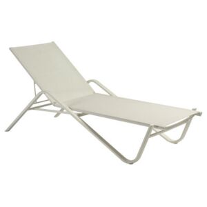 Holly Sun lounger - Stackable sun-lounger by Emu White