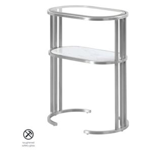 Aria Side Table Silver