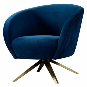Brodie Swivel Chair - Navy Blue