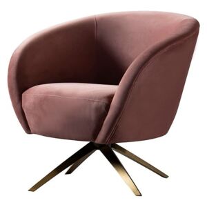 Brodie Swivel Chair - Blush Pink