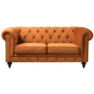 Monty Two Seat Sofa - Pumpkin