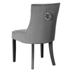 Torino Dining Chair with Back Ring - Smoke