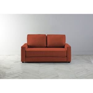 Dacre Two-Seater Sofabed in Marmalade Orange