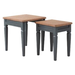 Sienna Nesting Tables in Myrtle Green