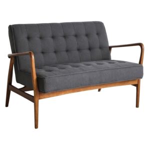 Brad Two-Seater Sofa in Graphite Grey