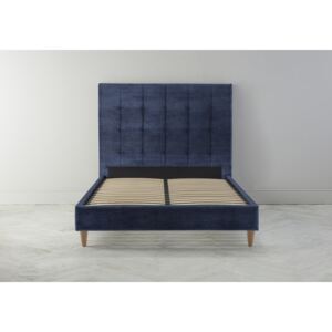 Hopper 4'6 Double Bed Frame in Blue Lavender"