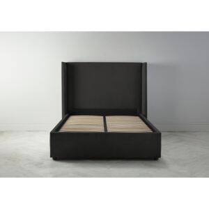Suzie 4'6 Double Bed Frame in Obsidian Black"