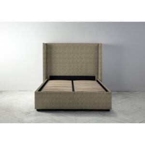 Suzie 4'6 Double Bed Frame in Limestone"