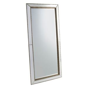 Micah Standing Mirror with Gold Trim