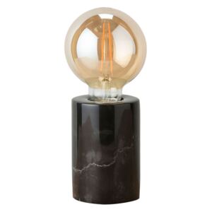 Hazel Retro Table Lamp in Black Marble