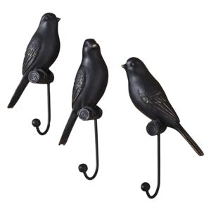 Audrey Bird Hanging Hook, Set of three