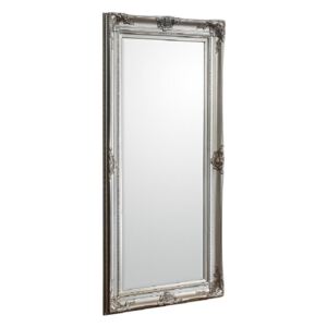 Harlow Standing Mirror in Antique Silver