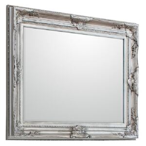 Harlow Wall Mirror in Antique Silver