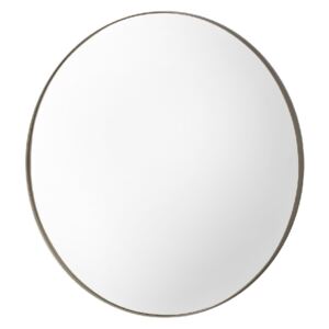 Jameson Round Wall Mirror in Pale Gold
