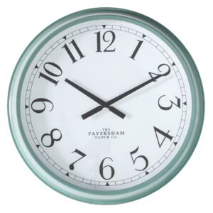 Mina Wall Clock in Turquoise