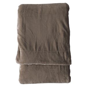 Flynn Sherpa Throw in Taupe