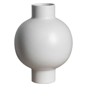 Prado White Round Vase