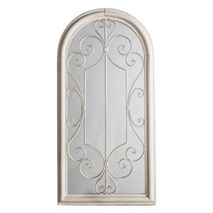 Bethany Outdoor Mirror in Weathered White