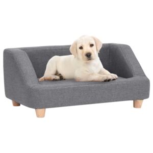Dog Sofa Grey 95x63x39 cm Linen