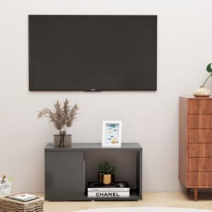 TV Cabinet Grey 60x24x32cm Chipboard