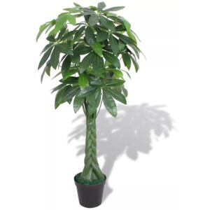 VidaXL Artificial Fortune Tree Plant with Pot 145 cm Green