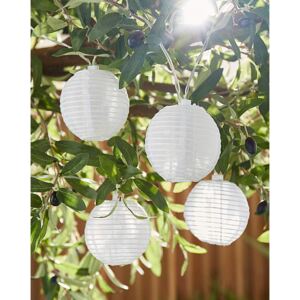 10 Paper Lantern Solar String Lights