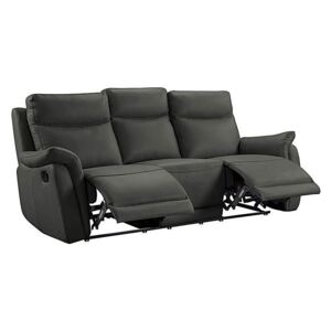 Falmouth Leather 3 Seater Recliner Sofa
