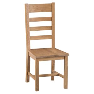 Carrabba Ladder Back Chair - Medium Oak finish