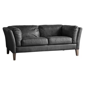 Rogate Fabric 2 Seater Sofa - Black