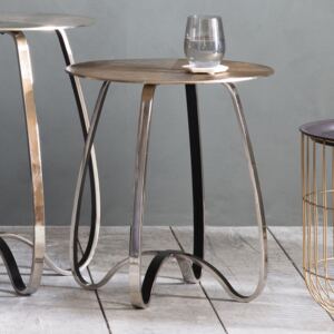 Monterey Metal Side Table - Gold