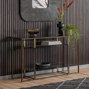 Kirton Metal Console Table - Gold