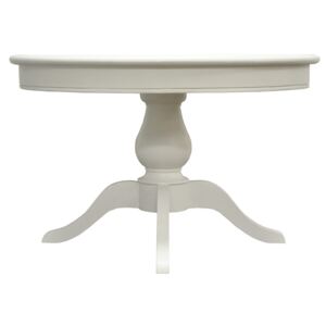 Wilton 120cm Wood Round Dining Table - Antique White