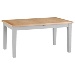 Terranostra 160cm Wood Extending Dining Table - Millstone Grey