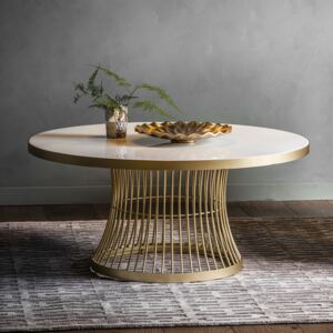 Sammy Metal Coffee Table - Champagne