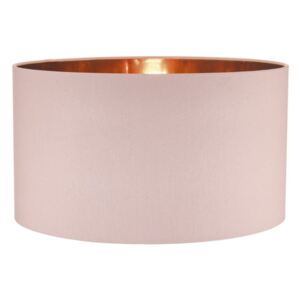 Dar Lighting TIM6503 Timon Easy Fit Pendant Pink With Copper Lining