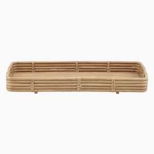 Rattan Drinks Tray Orga by House Doctor - Default Title