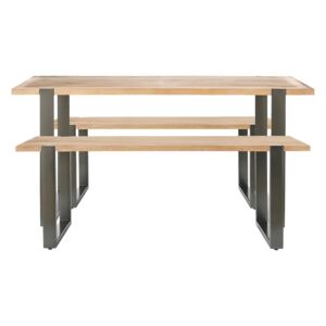 Morgan Dining Table and 2 Benches