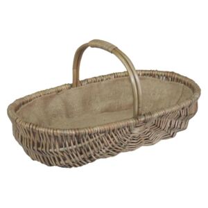 Willow Premium G034/1 Shallow Antique Wash Lined Small Trug