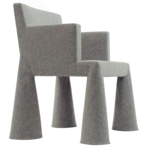 V.I.P. Chair Armchair on casters by Moooi Grey