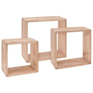 Home&Styling Display Shelves 3 pcs Paulownia Wood