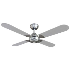 Bestron Ceiling Fan with Remote DCF42BR 101cm Black & Silver