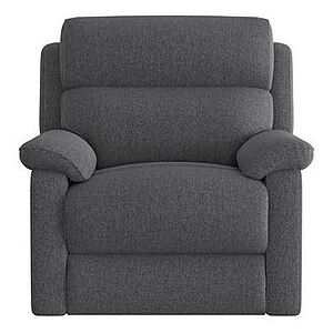 Relax Station Komodo Fabric Recliner Armchair - Grey