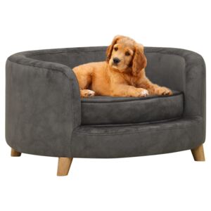 Dog Sofa Grey 69x69x36 cm Plush