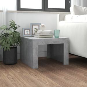 Coffee Table Concrete Grey 50x50x35 cm Chipboard