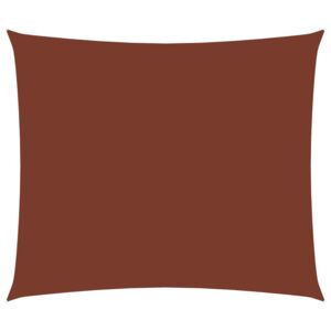 VidaXL Sunshade Sail Oxford Fabric Rectangular 2.5x4.5 m Terracotta